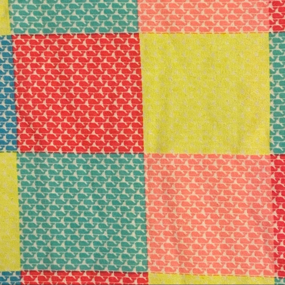 Kids Short Sleeve Check Henley Multicolor Top